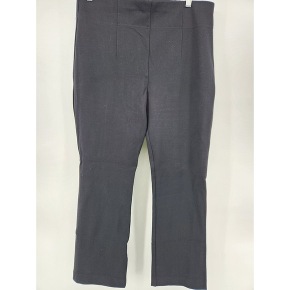 Express Womens Black Stretch Columnist Skyscraper High-Rise Dress Pants Size L - Picture 1 of 5